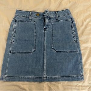 LOFT Denim Skirt Size 0
